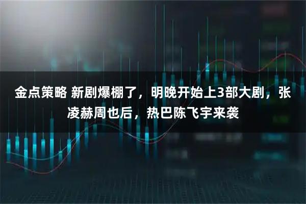 金点策略 新剧爆棚了,明晚开始上3部大剧,张凌赫周也后,热巴陈飞宇来袭