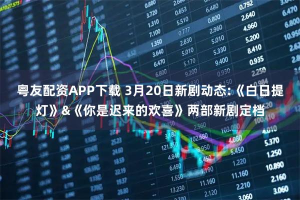 粤友配资APP下载 3月20日新剧动态:《白日提灯》&《你是迟来的欢喜》两部新剧定档
